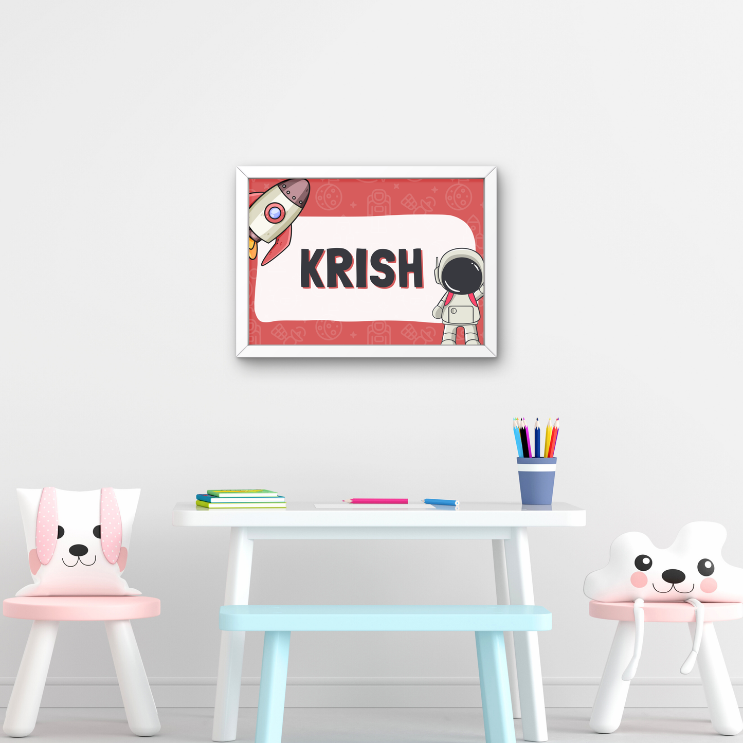 Personalized Name Board - Astronaut