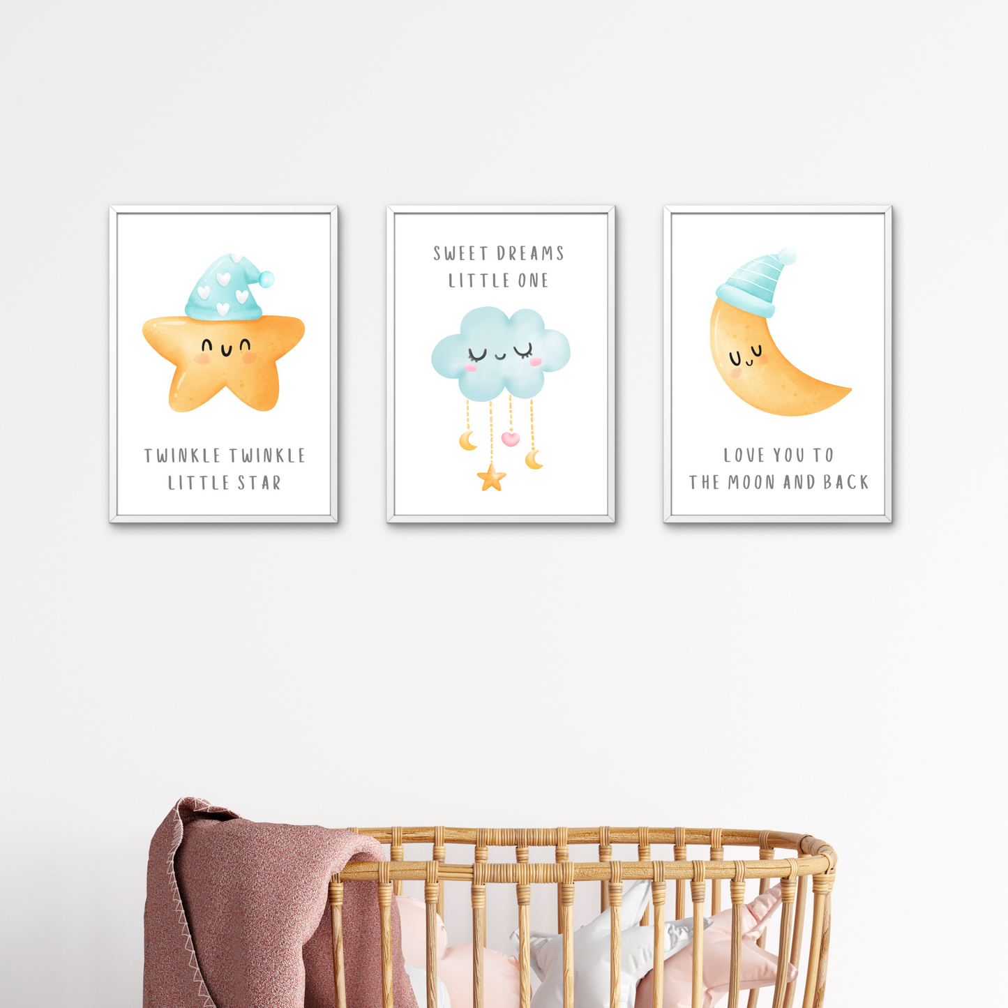 Wall Art - Cloud (Framed Set of 3)