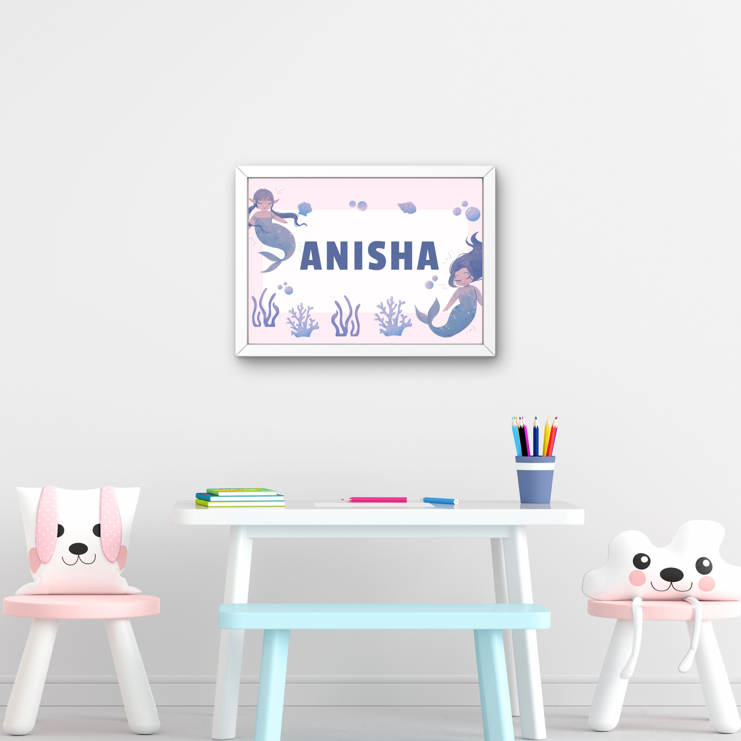 Personalized Name Board - Ocean