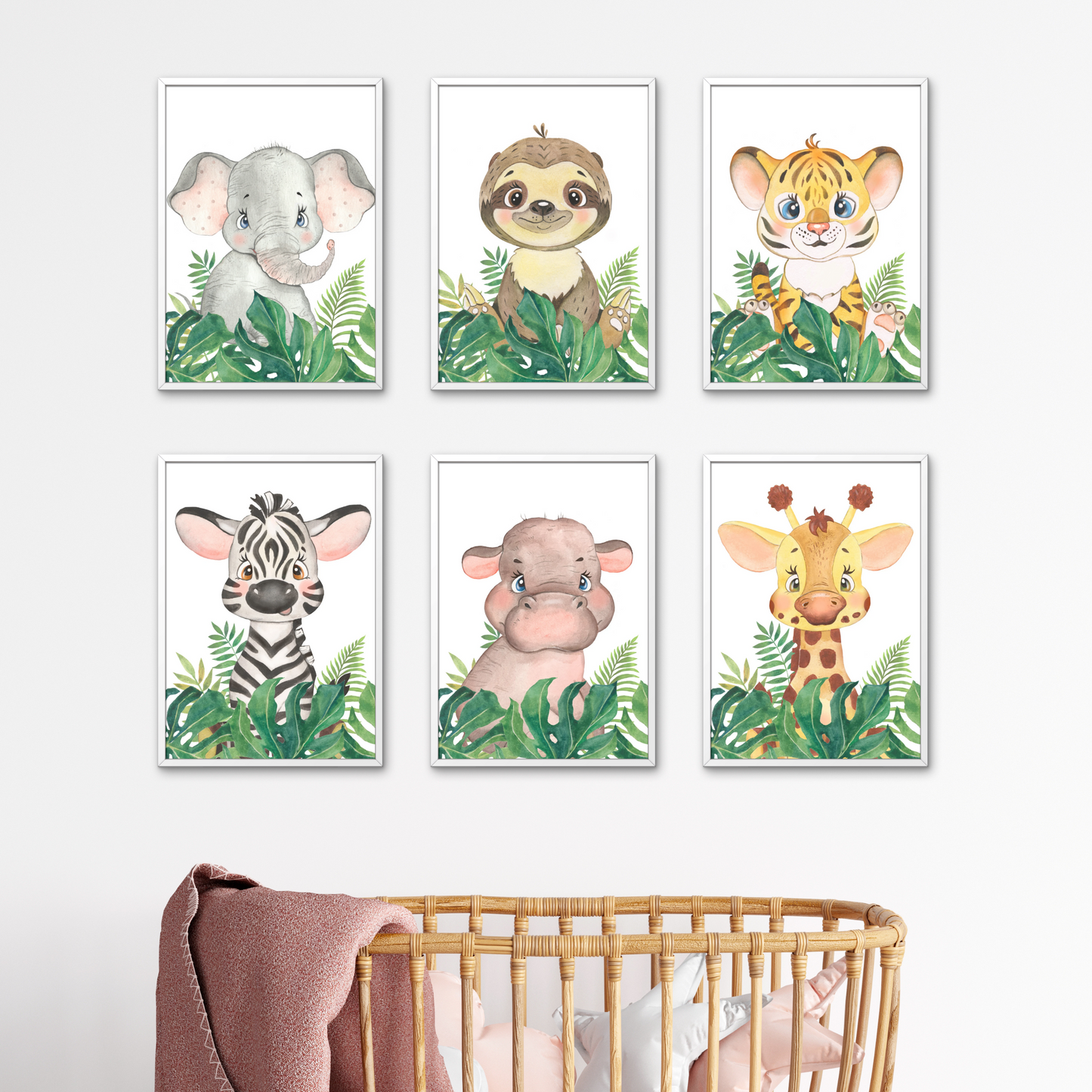 Wall Art - Animals (Framed Set of 6)