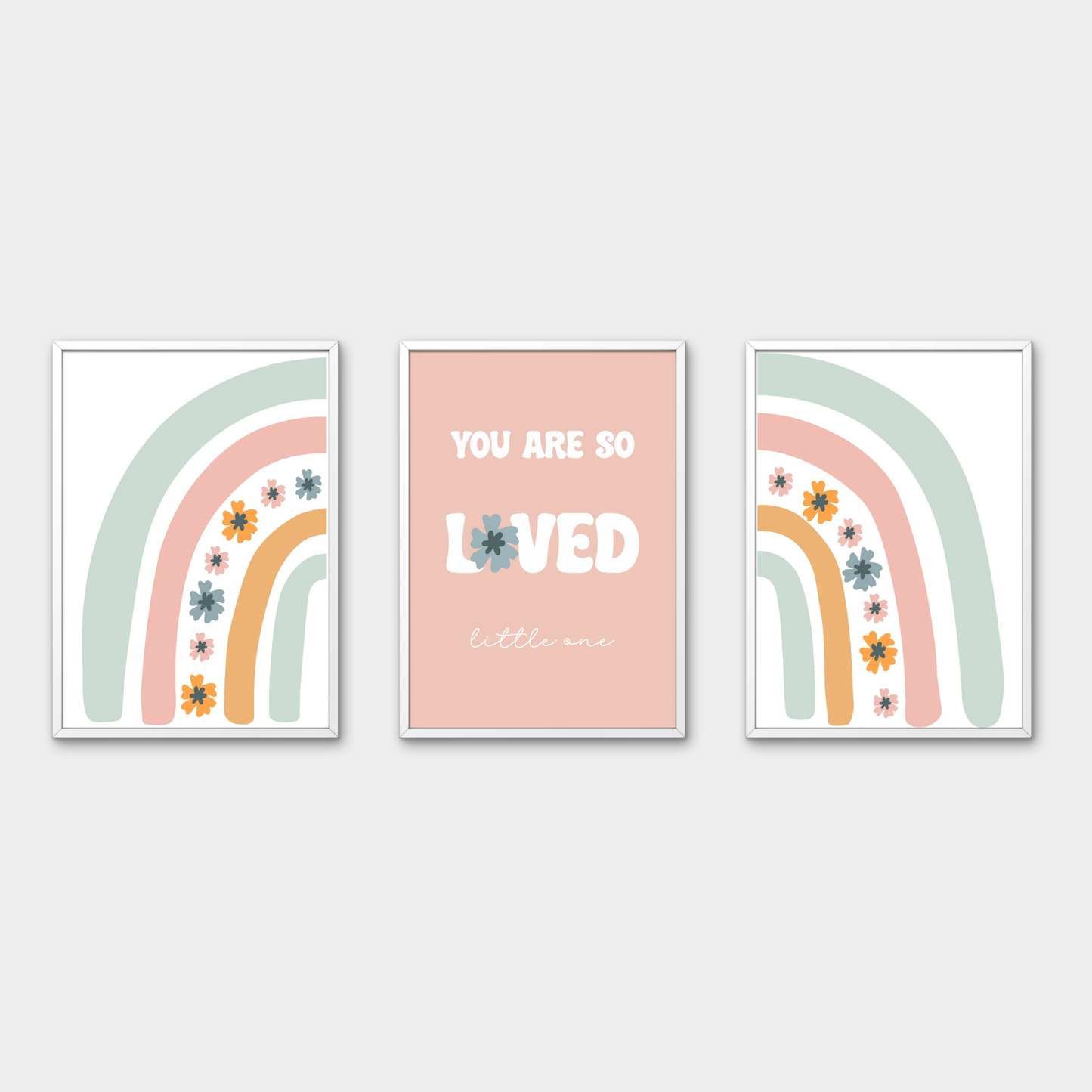 Wall Art - Love (Framed Set of 3)