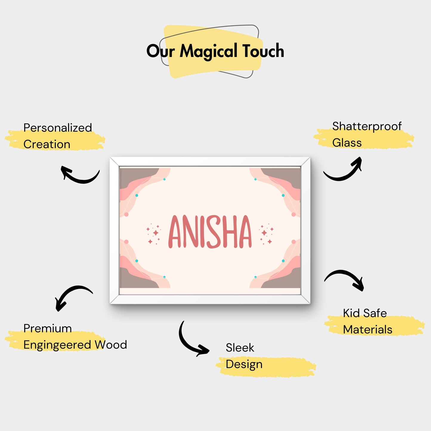 Personalized Name Board - Sparkle