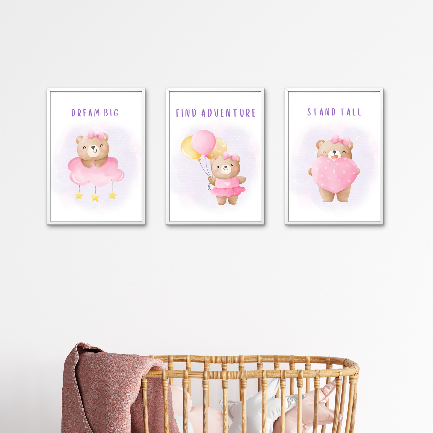 Wall Art - Teddy (Framed Set of 3)