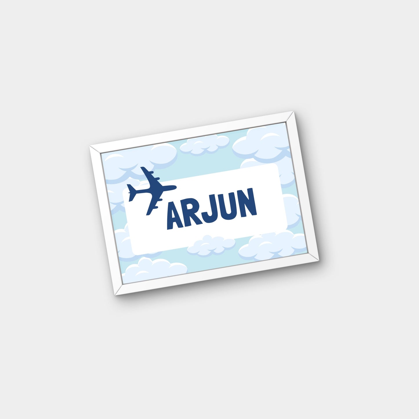 Personalized Name Board - Airplane