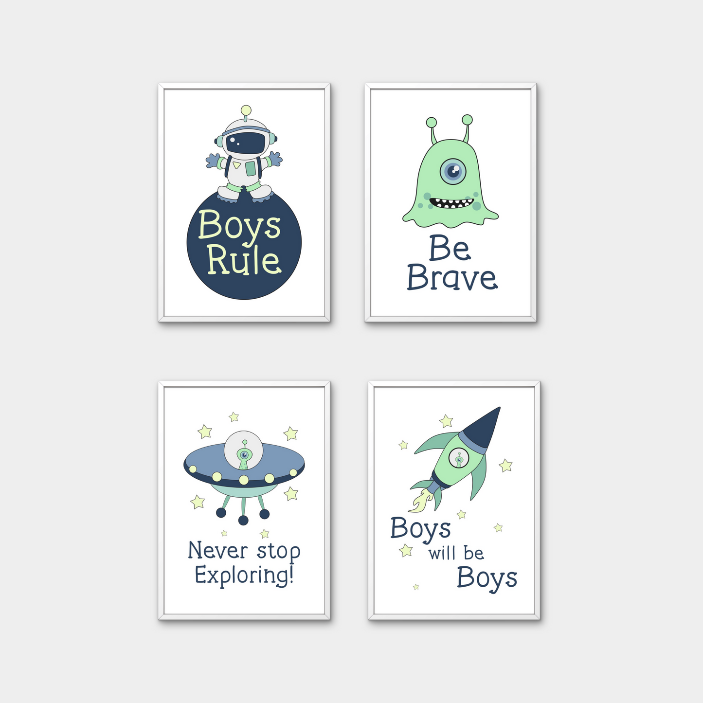 Wall Art - Alien (Framed Set of 4)