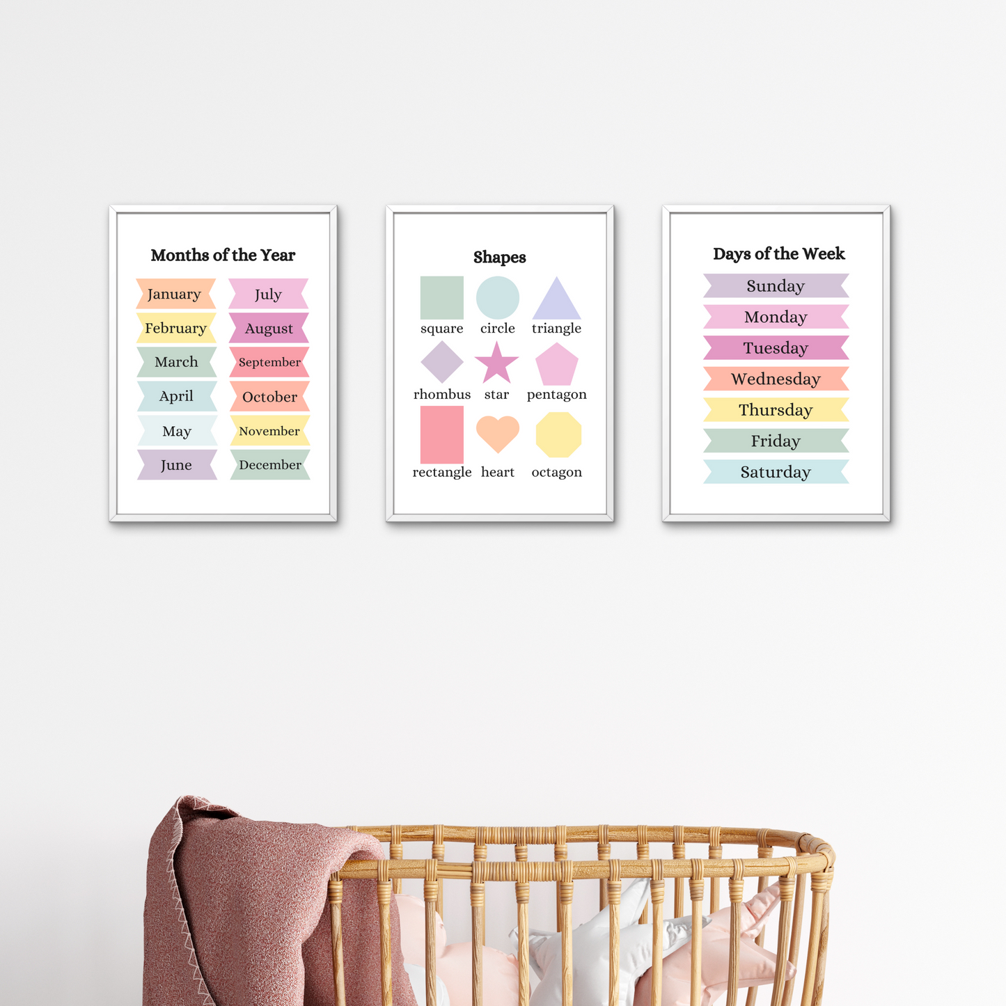 Wall Art - Educational 1 (Framed Set of 3)