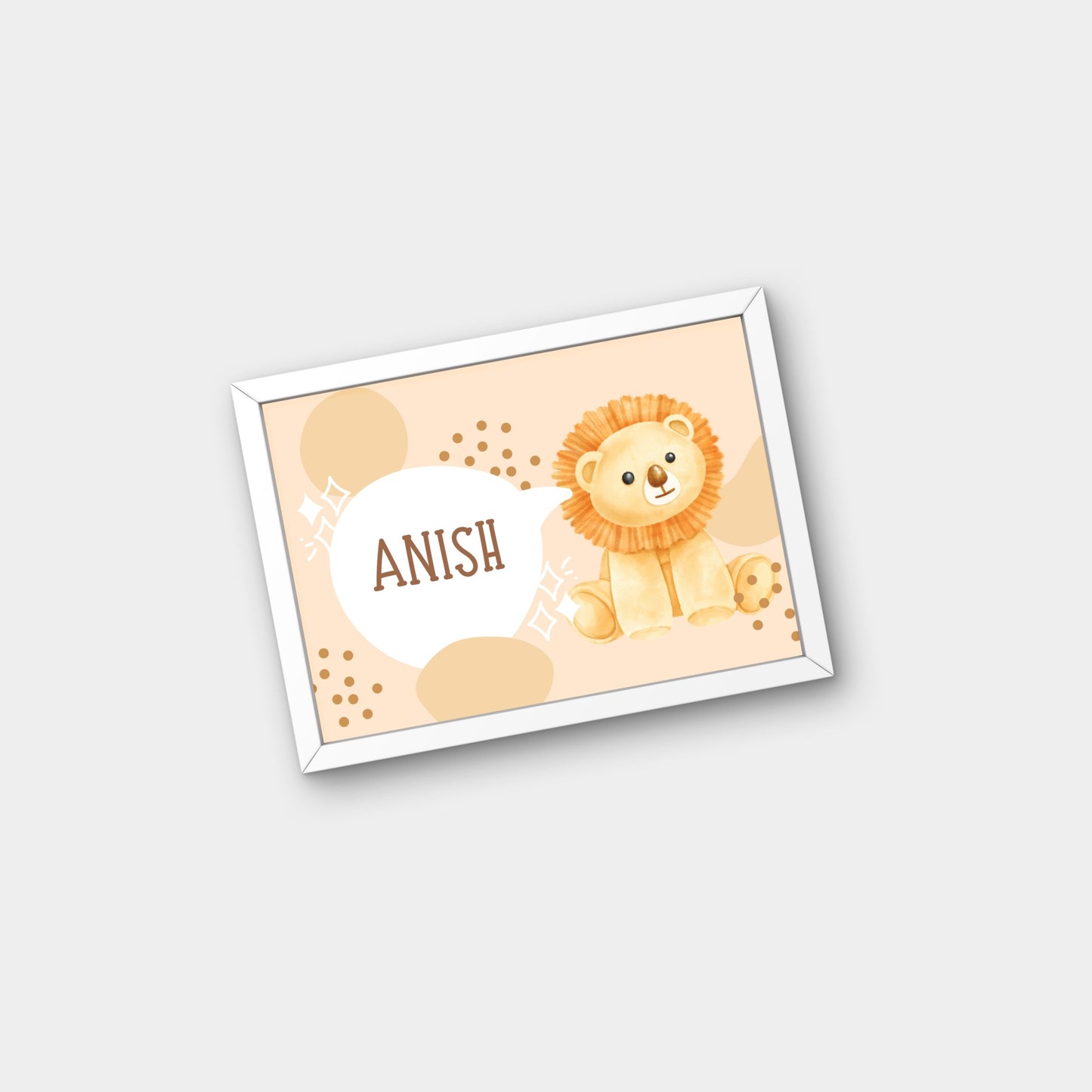 Personalized Name Board - Simba