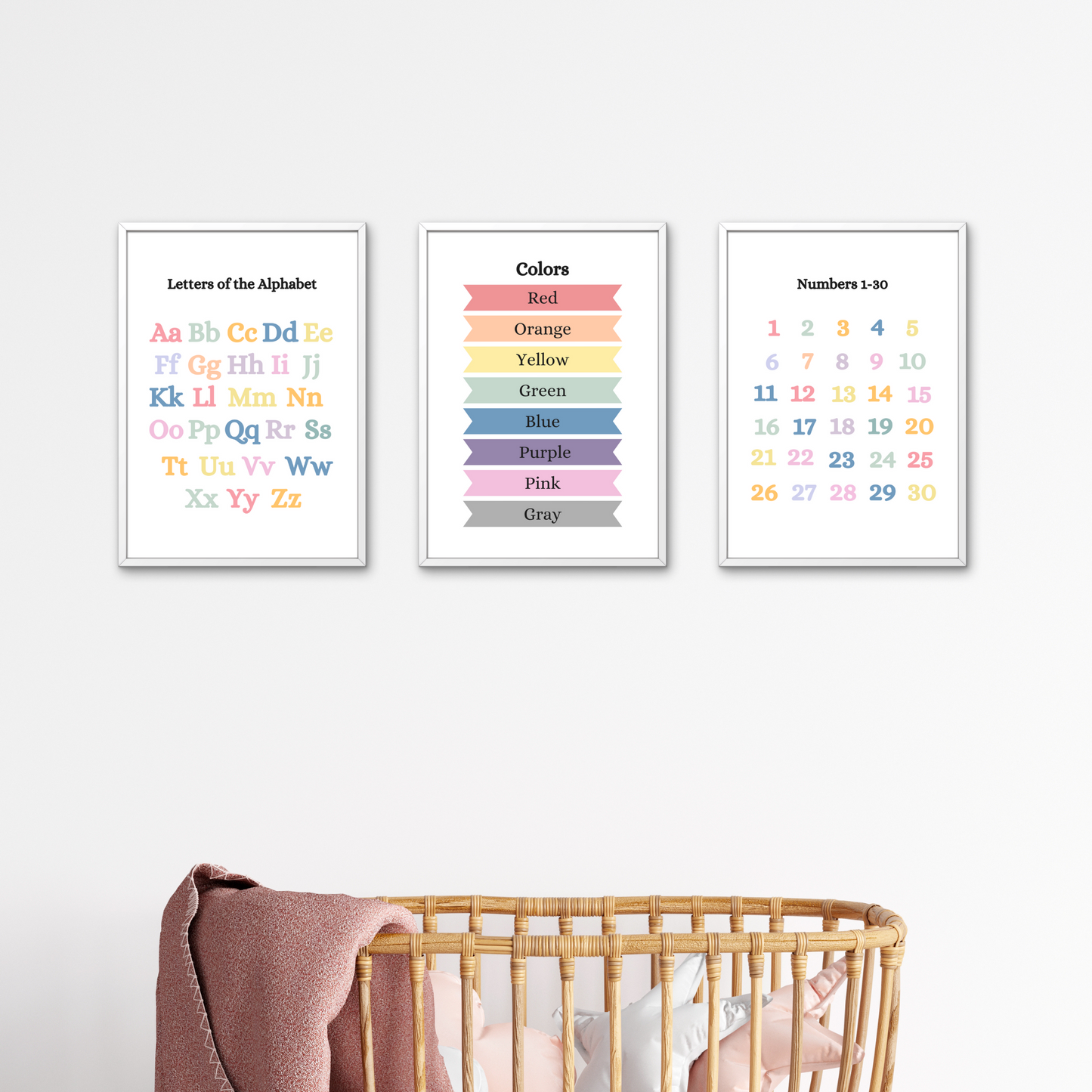 Wall Art - Educational 2 (Framed Set of 3)