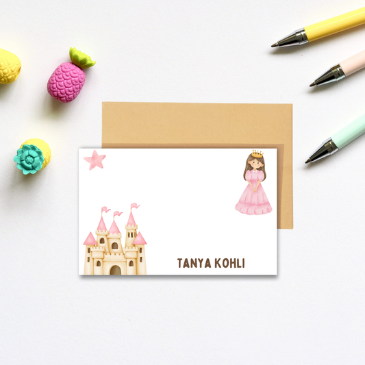 Personalized Notecard - Princess