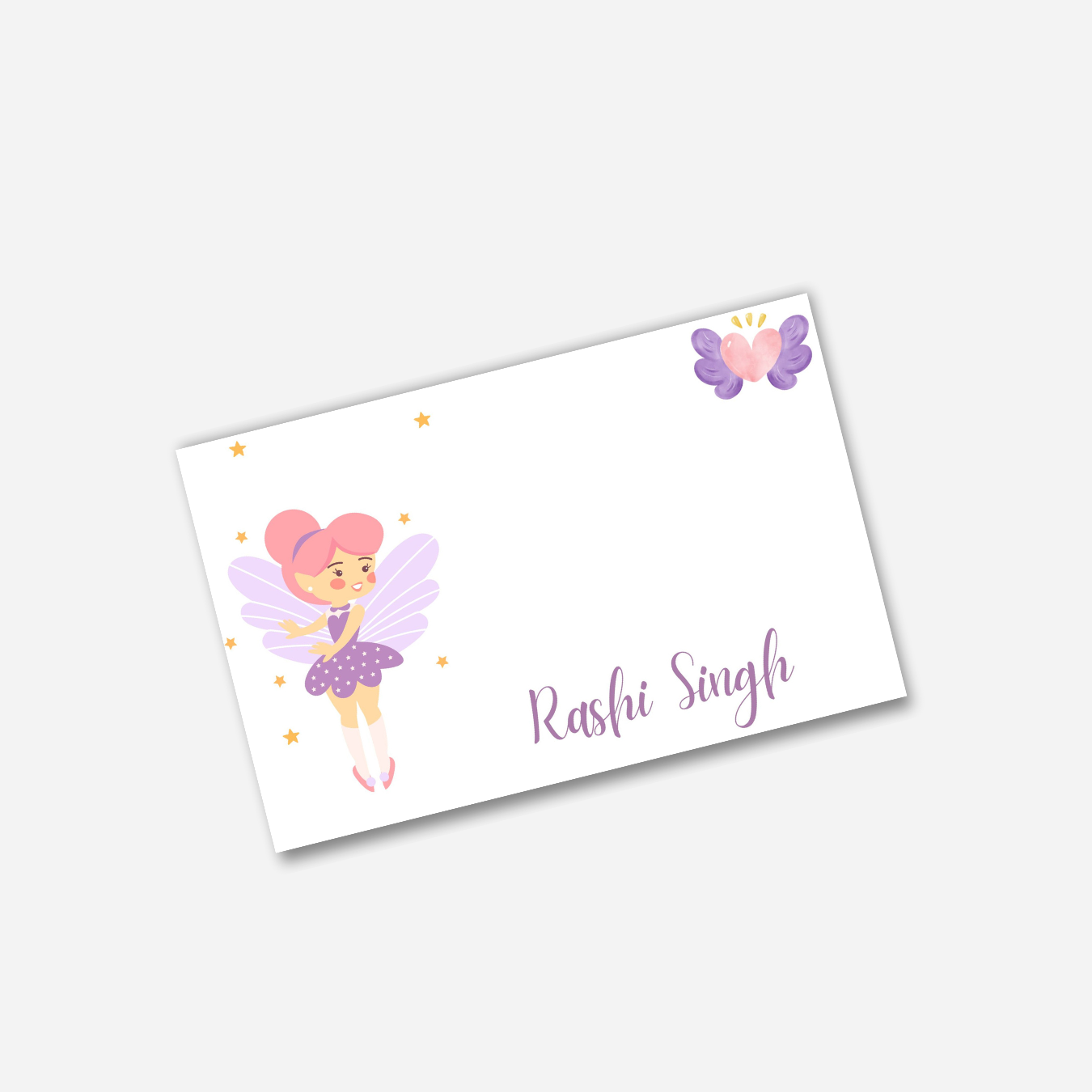 Personalized Notecard - Fairy