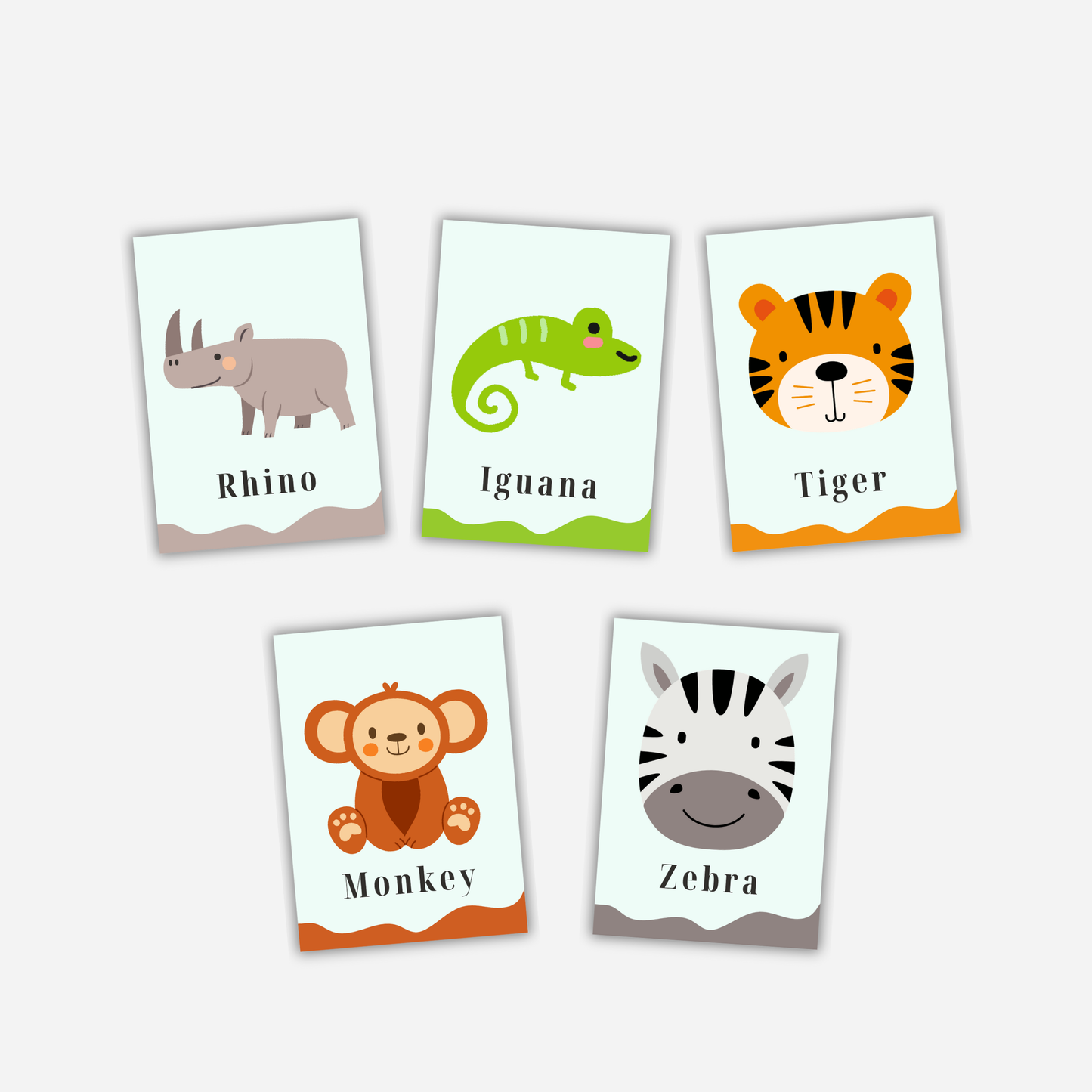 Flashcards - Safari Animals