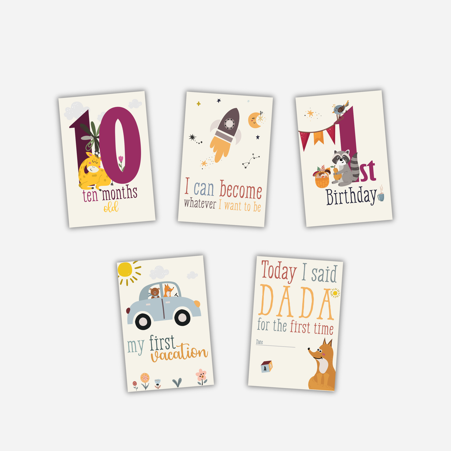 Milestone Cards - Unisex